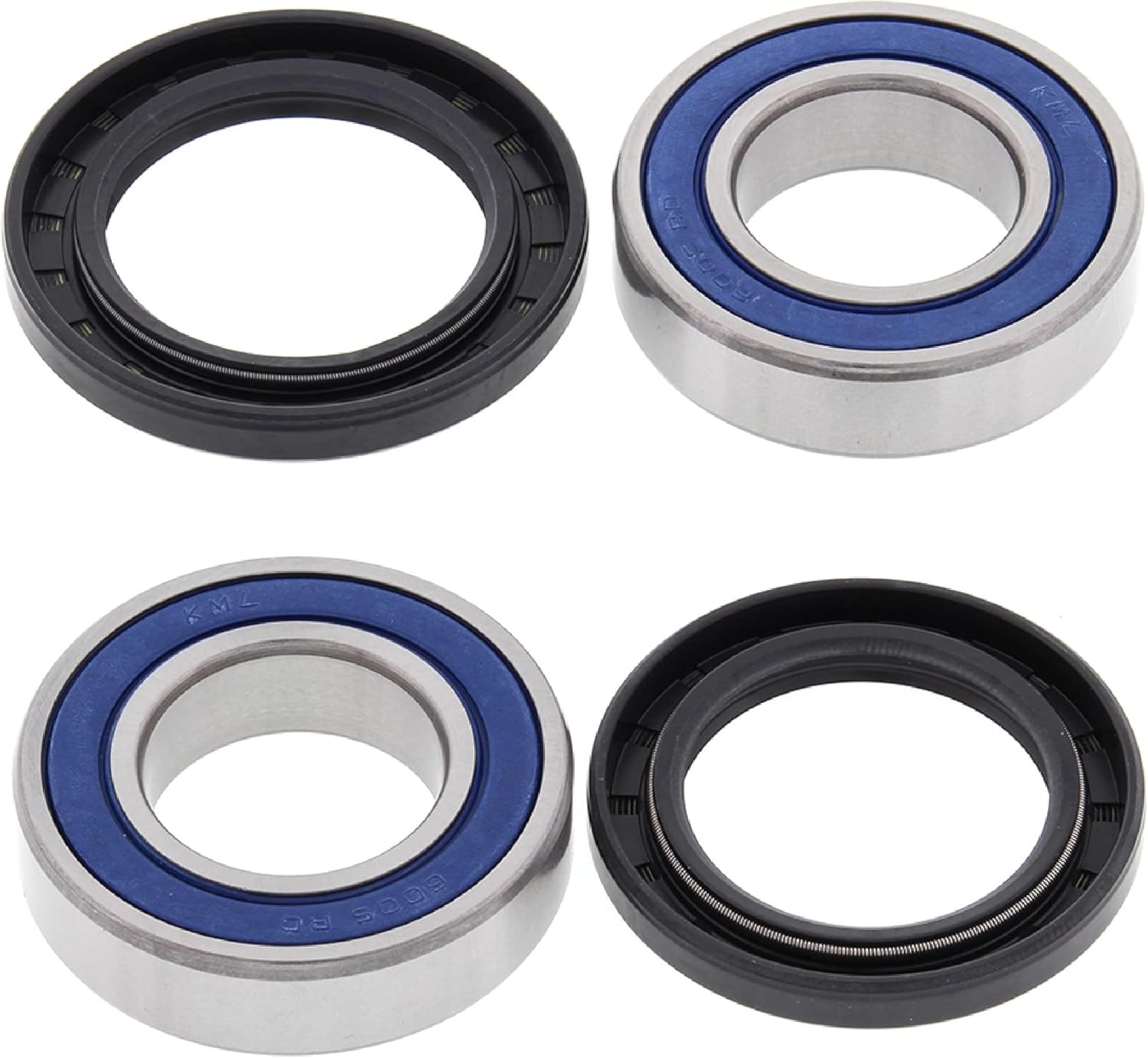 All Balls Racing 25-1102 Front Wheel Bearing Kit Compatible With/Replacement For Kawasaki ZRX 1200 R (ZR 1200A) 2001-2005, ZRX 1100 (ZR 1100C) 1999-2000