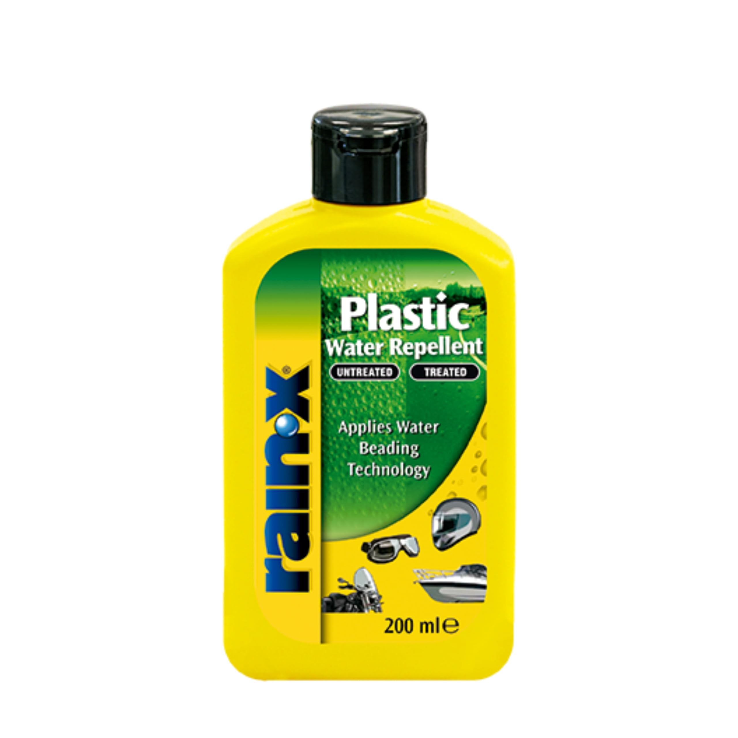 RAIN X Plastic Water Repellent - 200ml 26172A - Enhance Visibility RainX