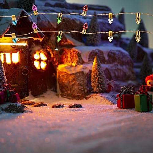 Miniatura 5 de Cadena Micro Paisaje Decoración Miniatura Accesorio Guirnalda de Flores Decoraciones Miniatura Casa de Muñecas Accesorios Casa de Muñecas Decoración