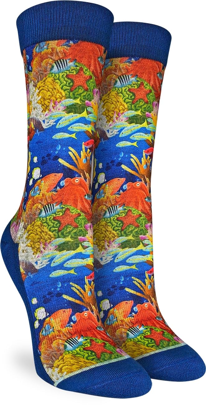 Good Luck Sock Women's Breaching Orcas Socks, Adult, Shoe Size 5-9 — view 130