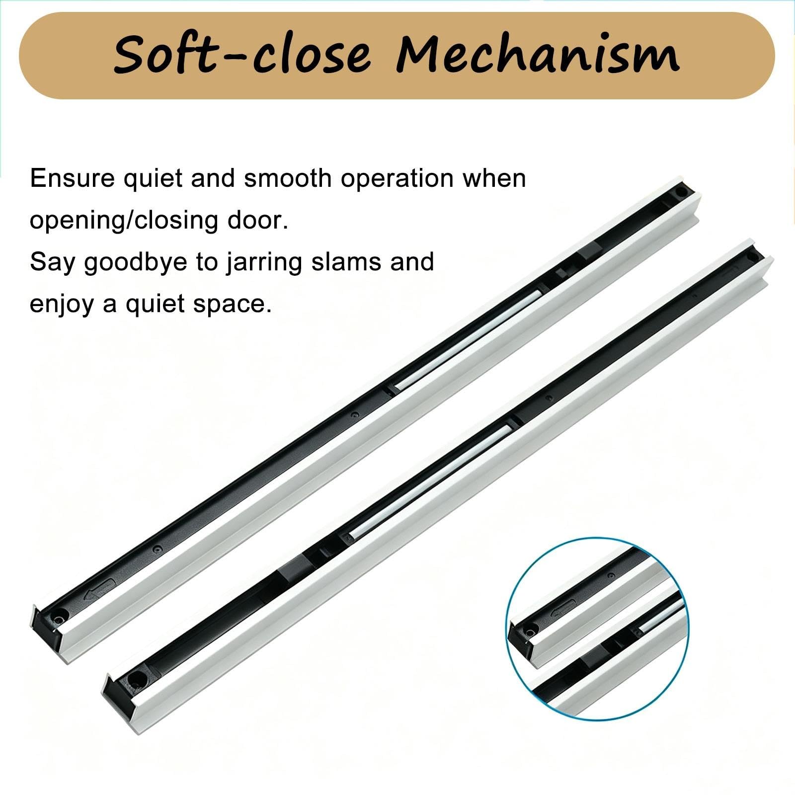 Aluminiowy zestaw okuć do drzwi "Ghost"