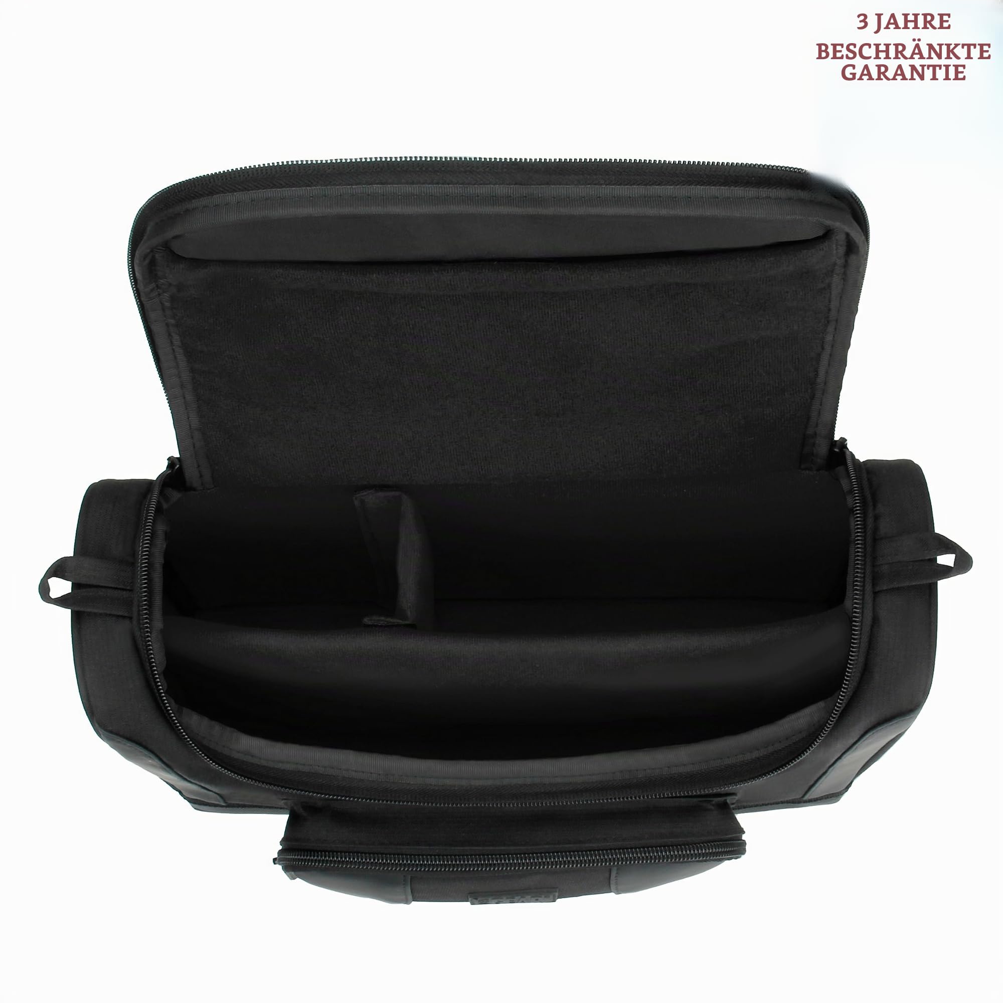 USA Gear Tablet-Tasche Kompatibel mit 11 Zoll iPad Pro, 10,9 Zoll iPad Air, 10,2 Zoll iPad – Kompakte Messenger-Tasche mit Robustem Äußeren, Passend für Tastatur, Ladegerät und Mehr (Schwarz)