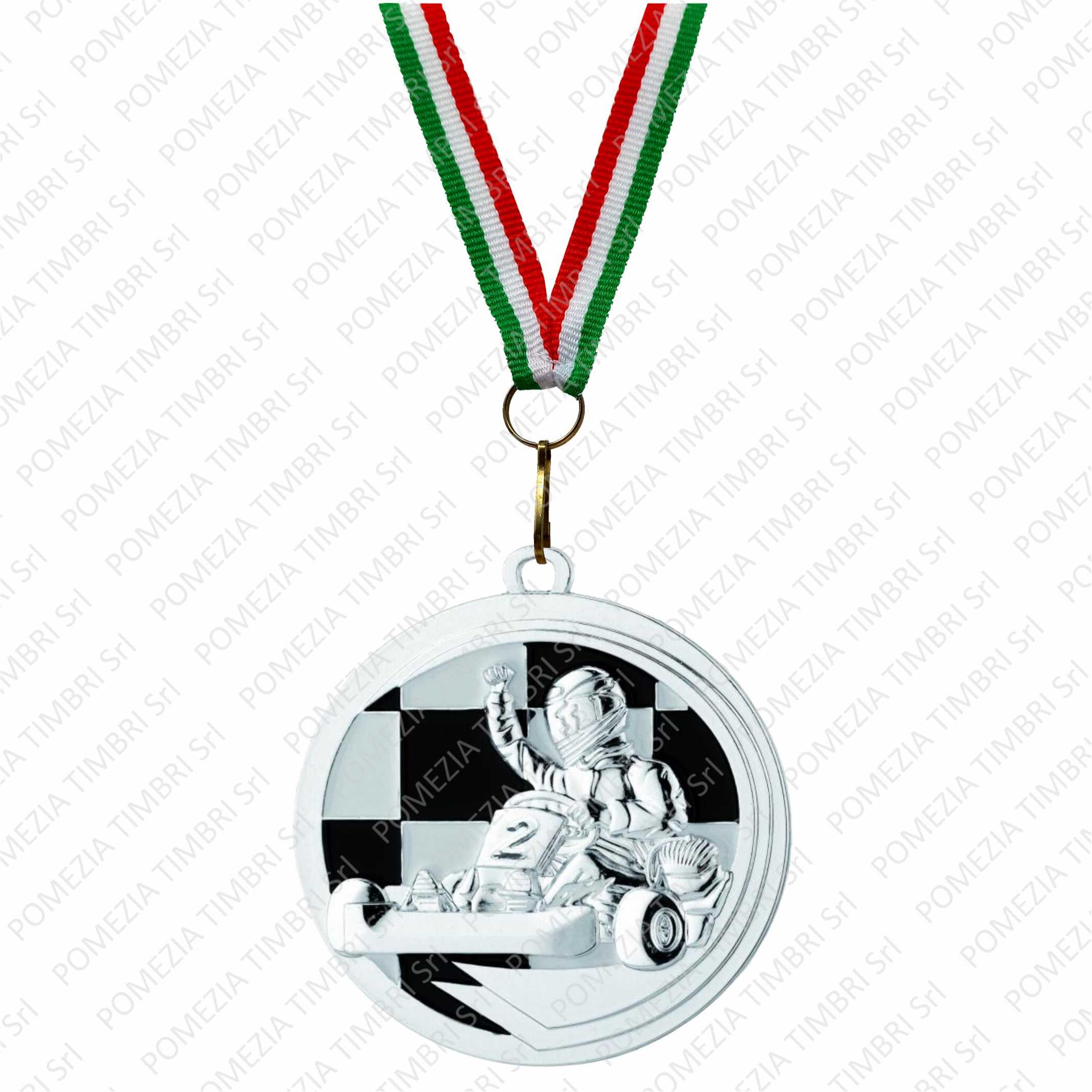 Generico Medaglia Go Kart Personalizzata