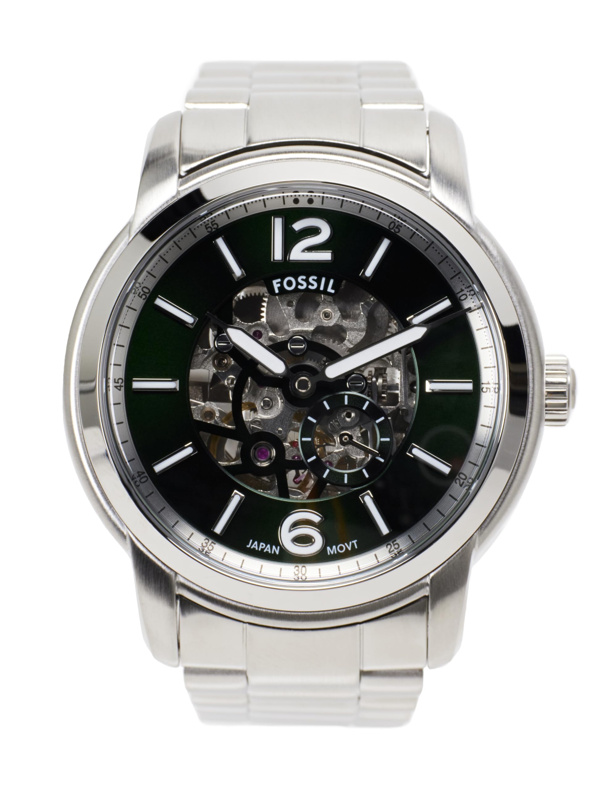 Fossil Heritage Herrenuhr, Automatikuhrwerk mit Edelstahl- oder Lederarmband