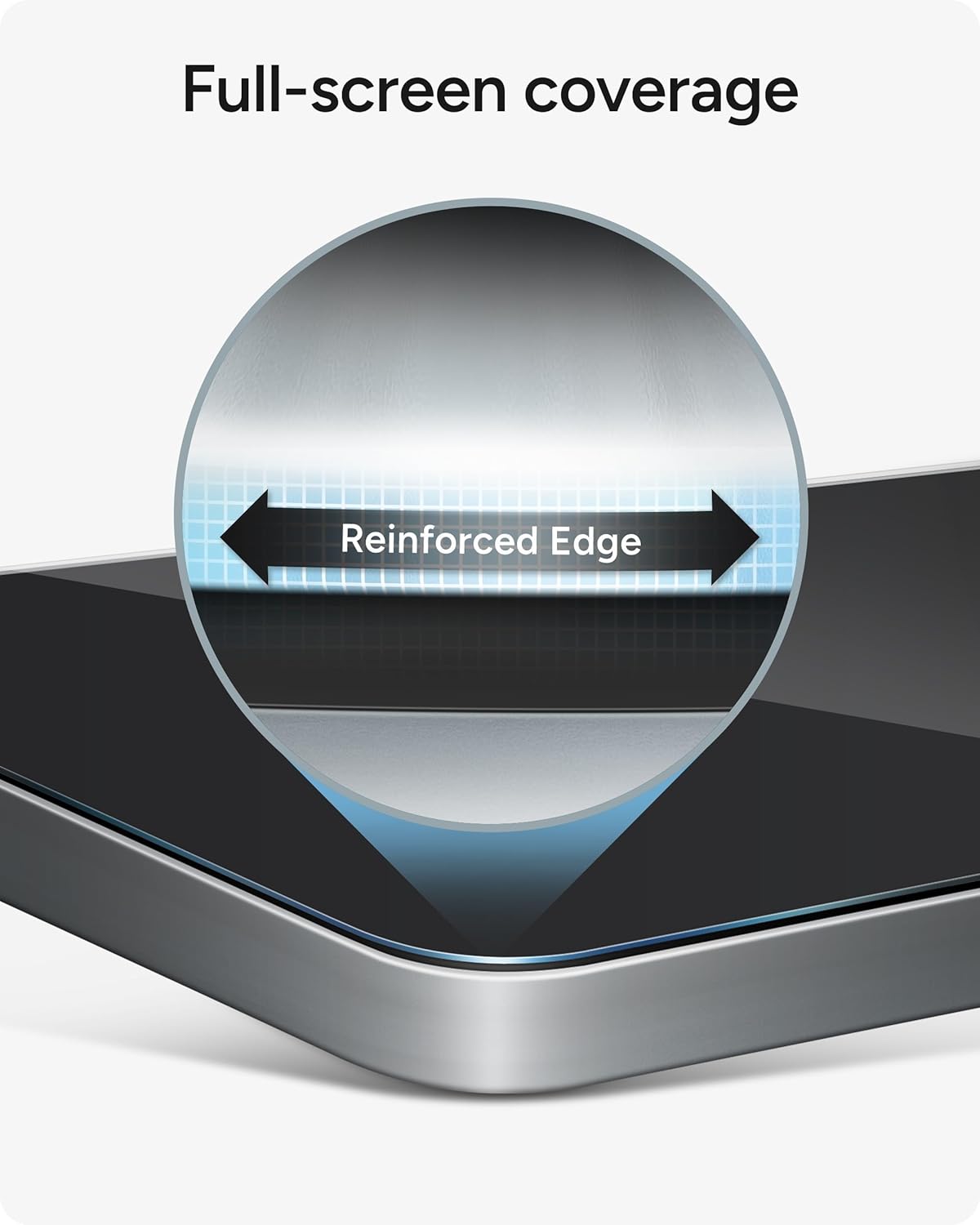 ZAGG InvisibleShield Glass XTR4 iPhone 16/15 Screen Protector - Blue-Light Filtration, 11X Stronger, Scratch & Smudge-Resistant Surface, Anti-Reflective Technology, Install Tray Included