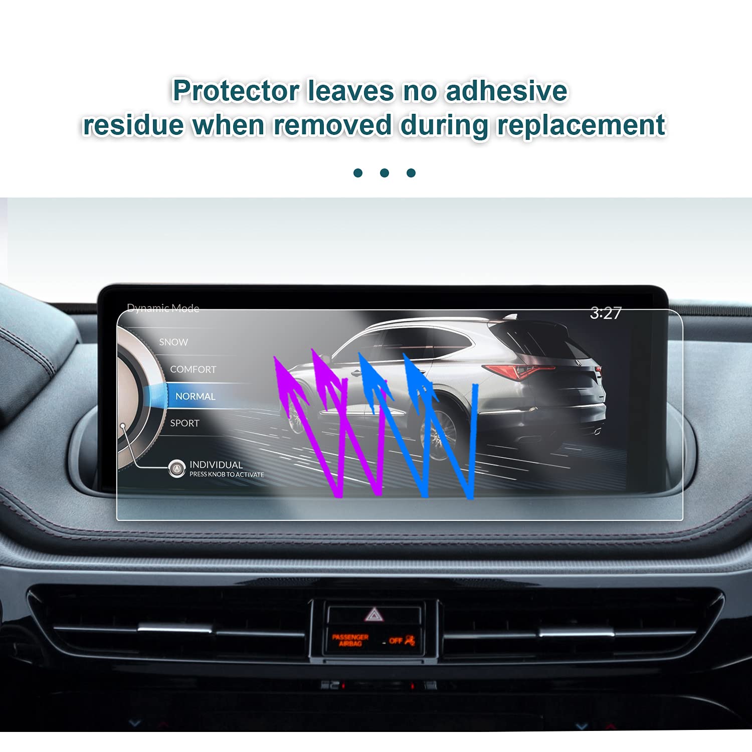 thumbnail image 2 of BIBIBO 2Pcs For 2024 2025 Acura MDX Screen Protector 2022 2 of 11