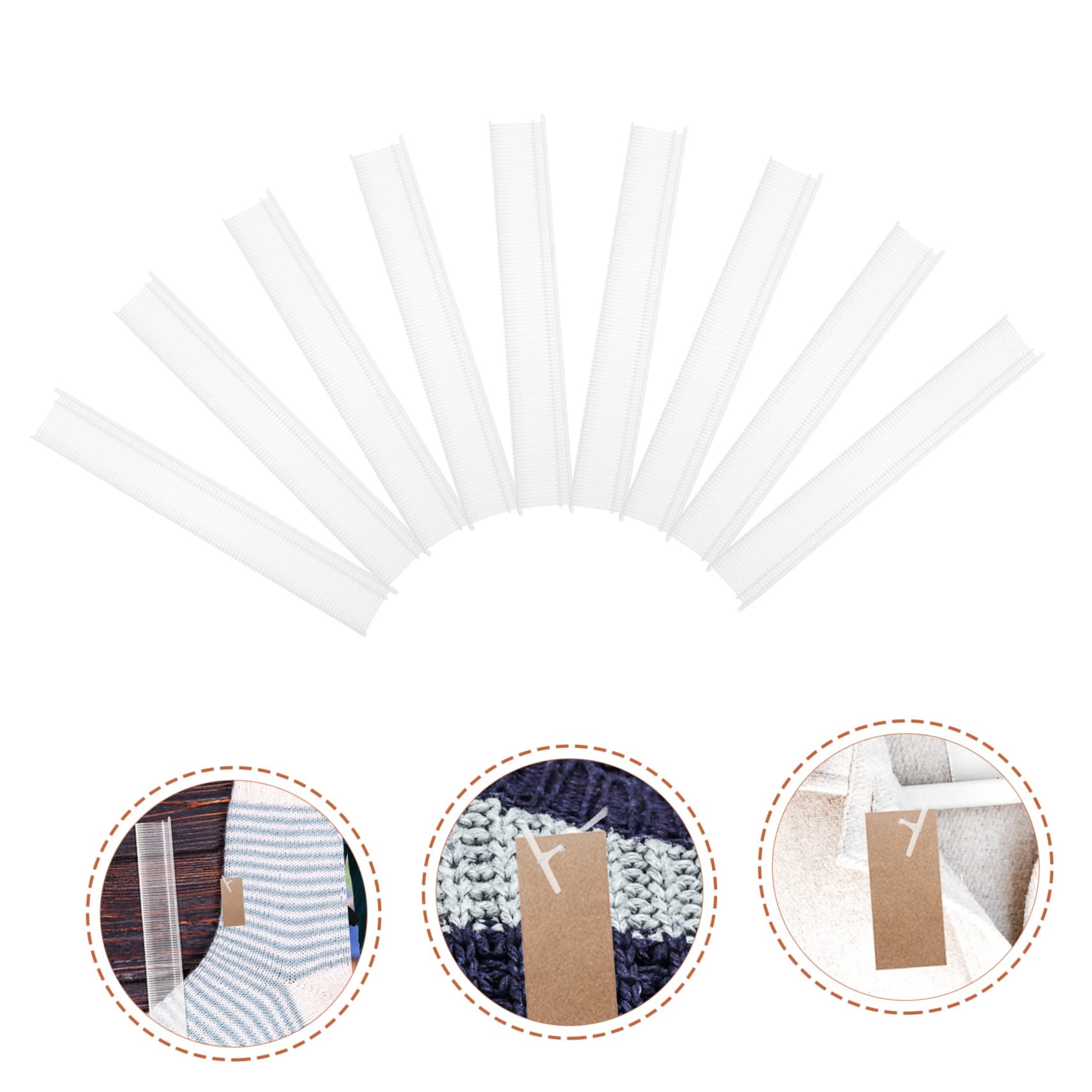 JEWEDECO Tagging Accessories Set Sock Glue Needle Tag Barb Garment Tagging Barbs