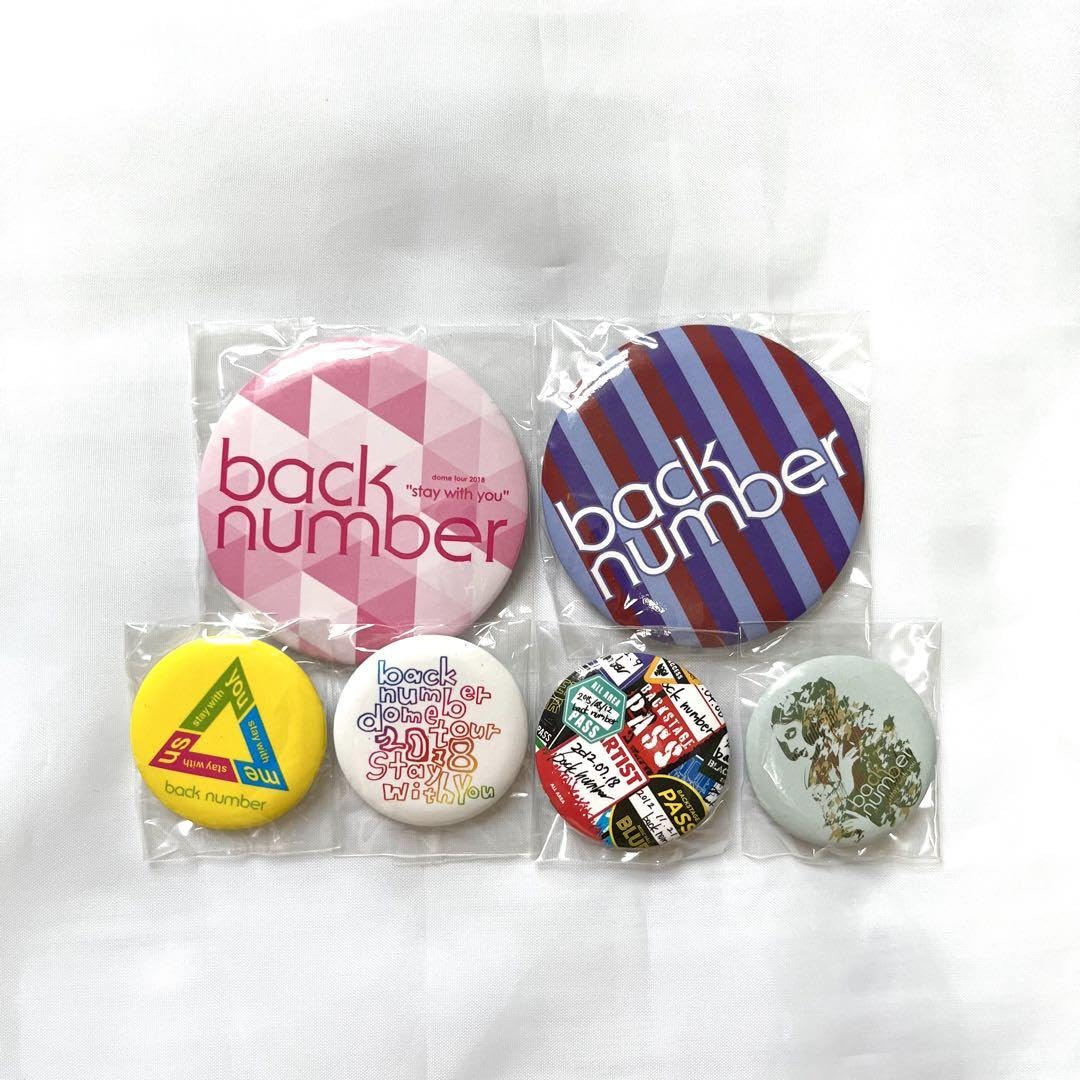 back number 缶バッチ back number 缶バッジ - メルカリ