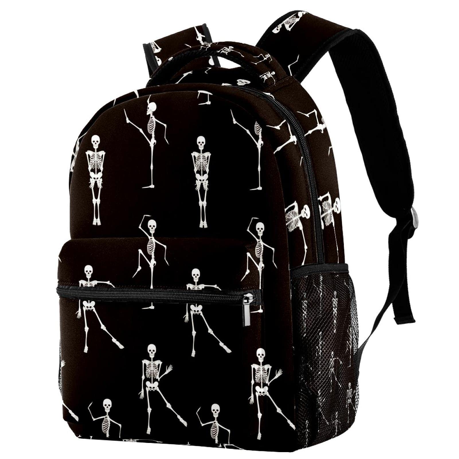 Sac à dos flocon de neige multicolore décontracté avec grand compartiment 40cm