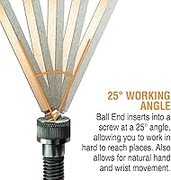Vista 4 de Bondhus 16937 Juego de 13 llaves en L con acabado BriteGuard, longitud larga, tamaños .050-3/8 pulgadas