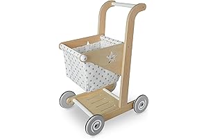 Premium 2 in 1 Baby Push Walker and Wooden Doll Stroller