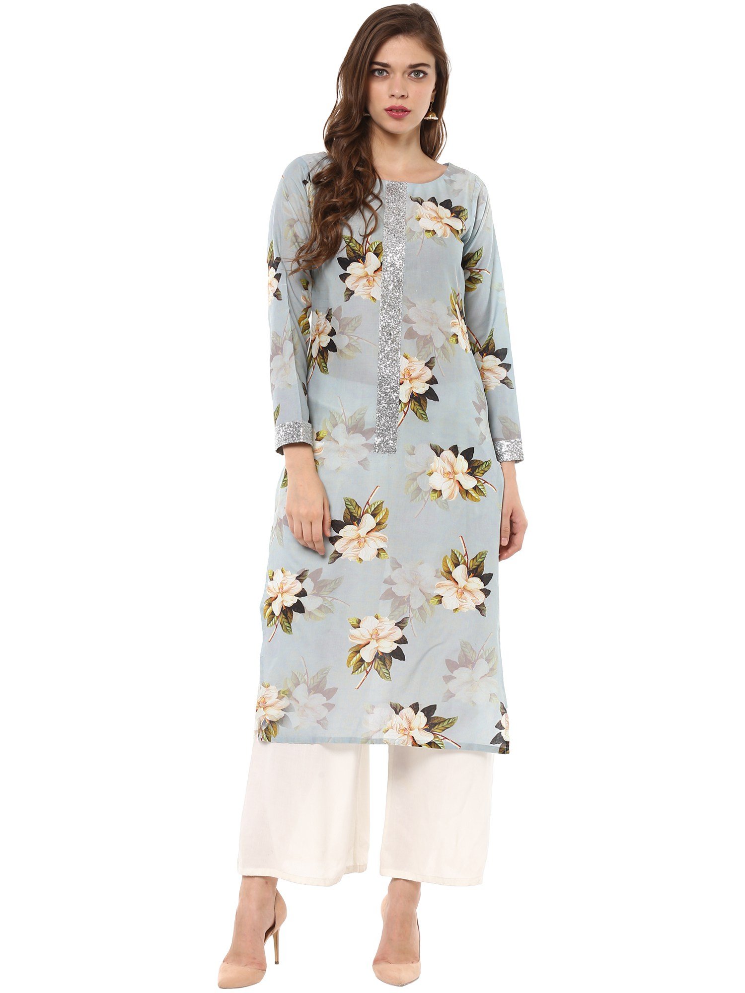 AhalyaaCotton Digital Print Kurta