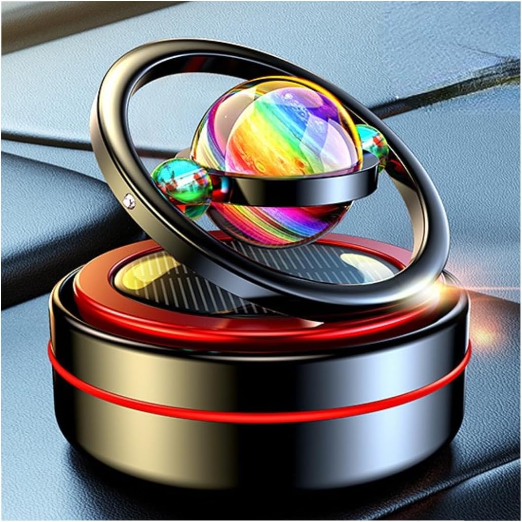 A Black Rotatable Air Purifier & Aromatherapy Diffuser - Car & Home Fragrance, Stocking Stuffers, Long Lasting, Black