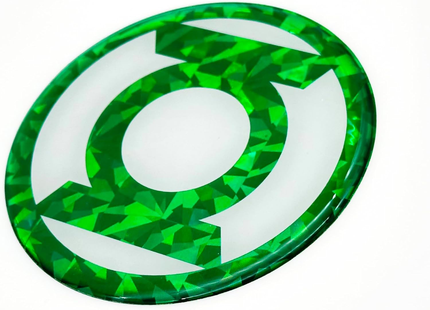 Elektroplate Officially Licensed DC Comics Green Lantern Automotive Reflective Domed Decal (3.75" Diameter) Premium 3D All Weather Sticker for Car, Water Bottle, Laptop, Phone | Made in USA - Image 6