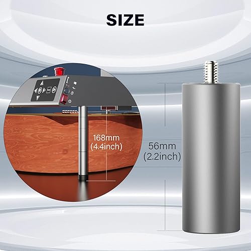 Miniatura 3 de Grabador láser para máquina Creality Falcon 2 láser y grabadora, elevador de máquina de grabado láser, aumento de 2.205 in (2.2 pulgadas)
