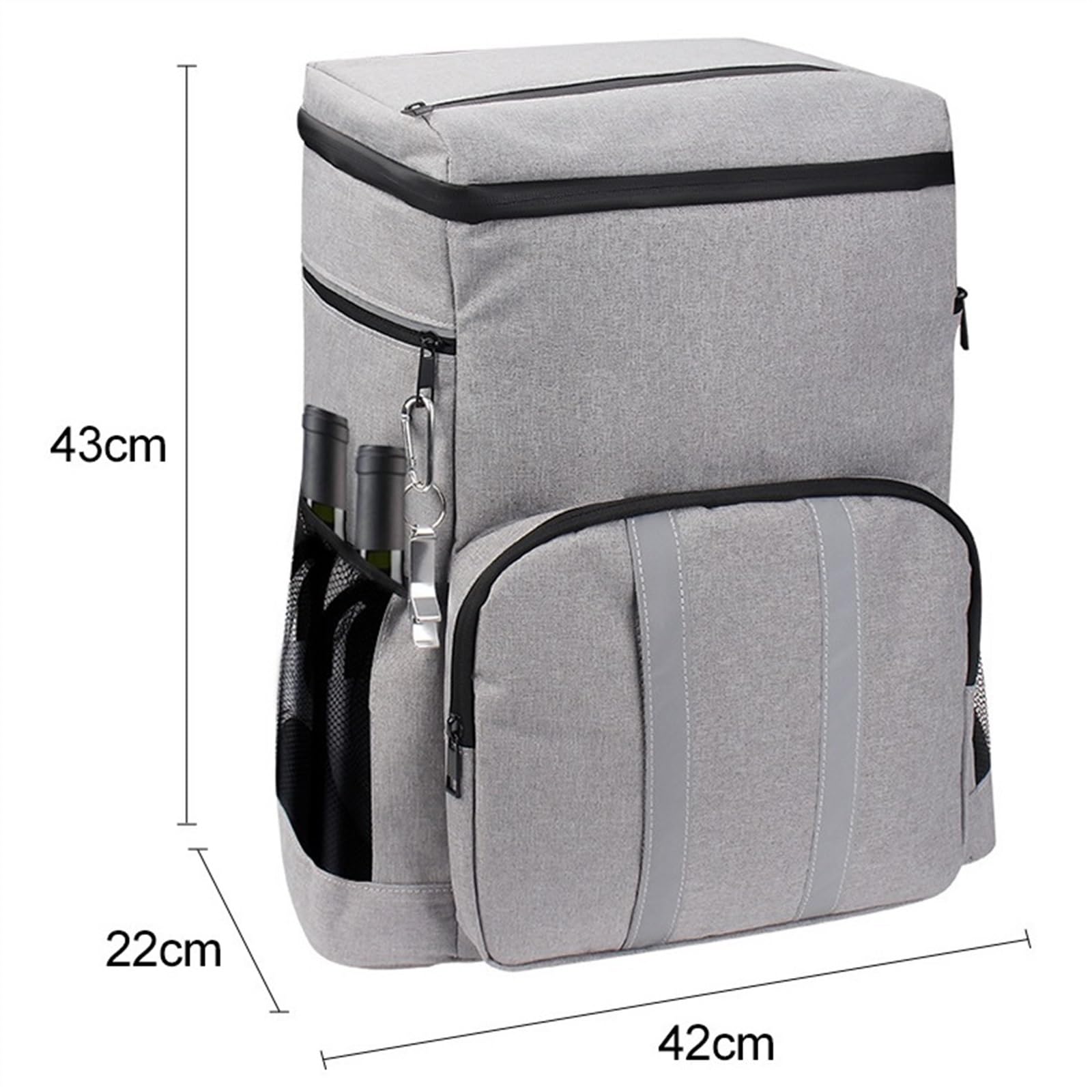 Kosz piknikowy 20 l Oxford torba kempingowa z tkaniny Oxford, plecak outdoorowy z podwójnym ramieniem, fajna, świeża, chłodna, kempingowa torba piknikowa, zestaw plecaków piknikowych