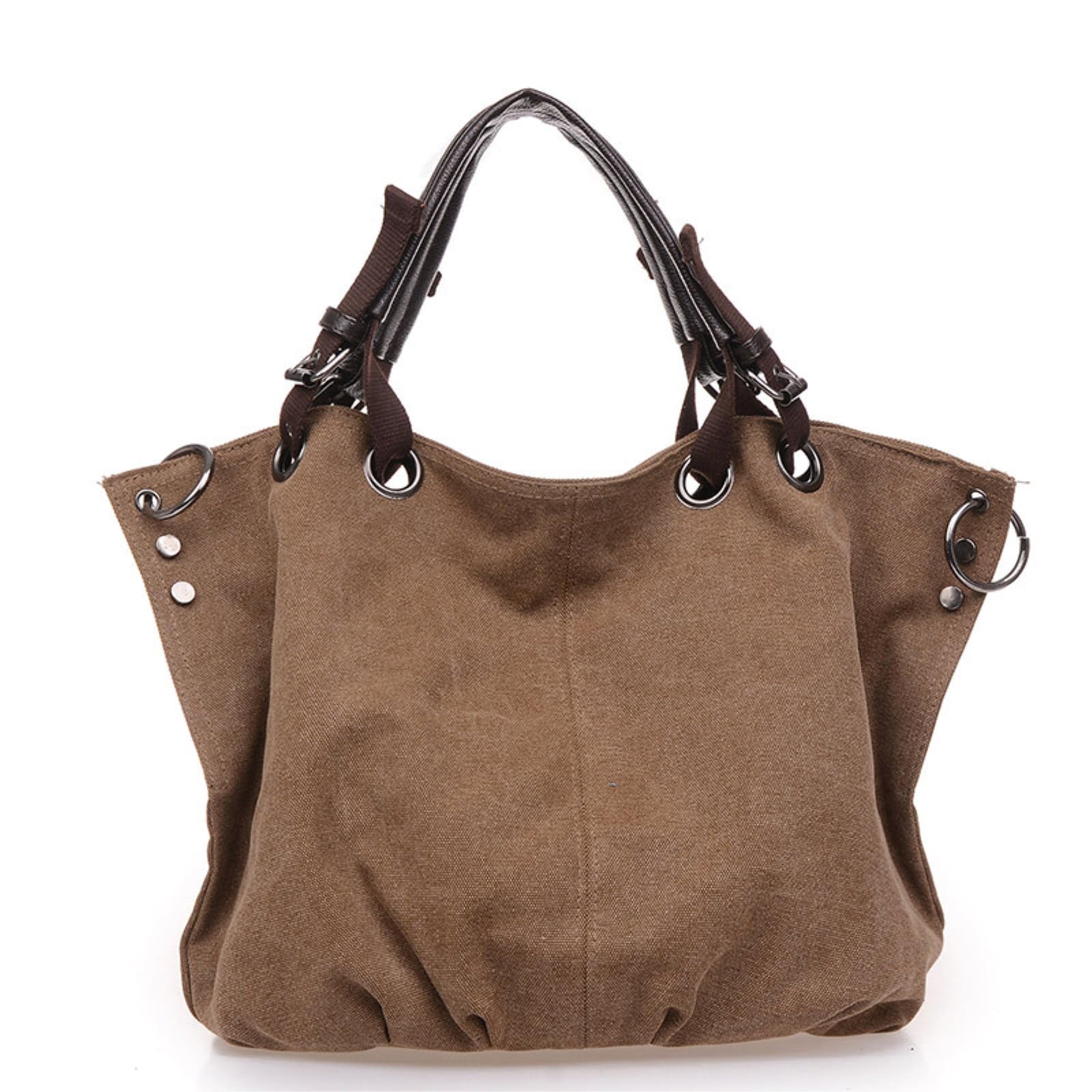 Torba crossbody płócienna torebka torby na ramię dla kobiet na co dzień duża pojemność marszczona solidna torba na ramię Bolsa