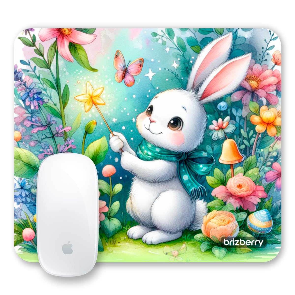 ARTBRIZ Brizberry Mouse Pad, Large Printed Premium Textured Waterproof Anti Skid Rubber Base for Desktop Laptop Gaming Professional 240X210X3mm [20% Larger] (119S - Pack of 1) (B0CZDZX1SJ) Amazon Price History, Amazon Price Tracker