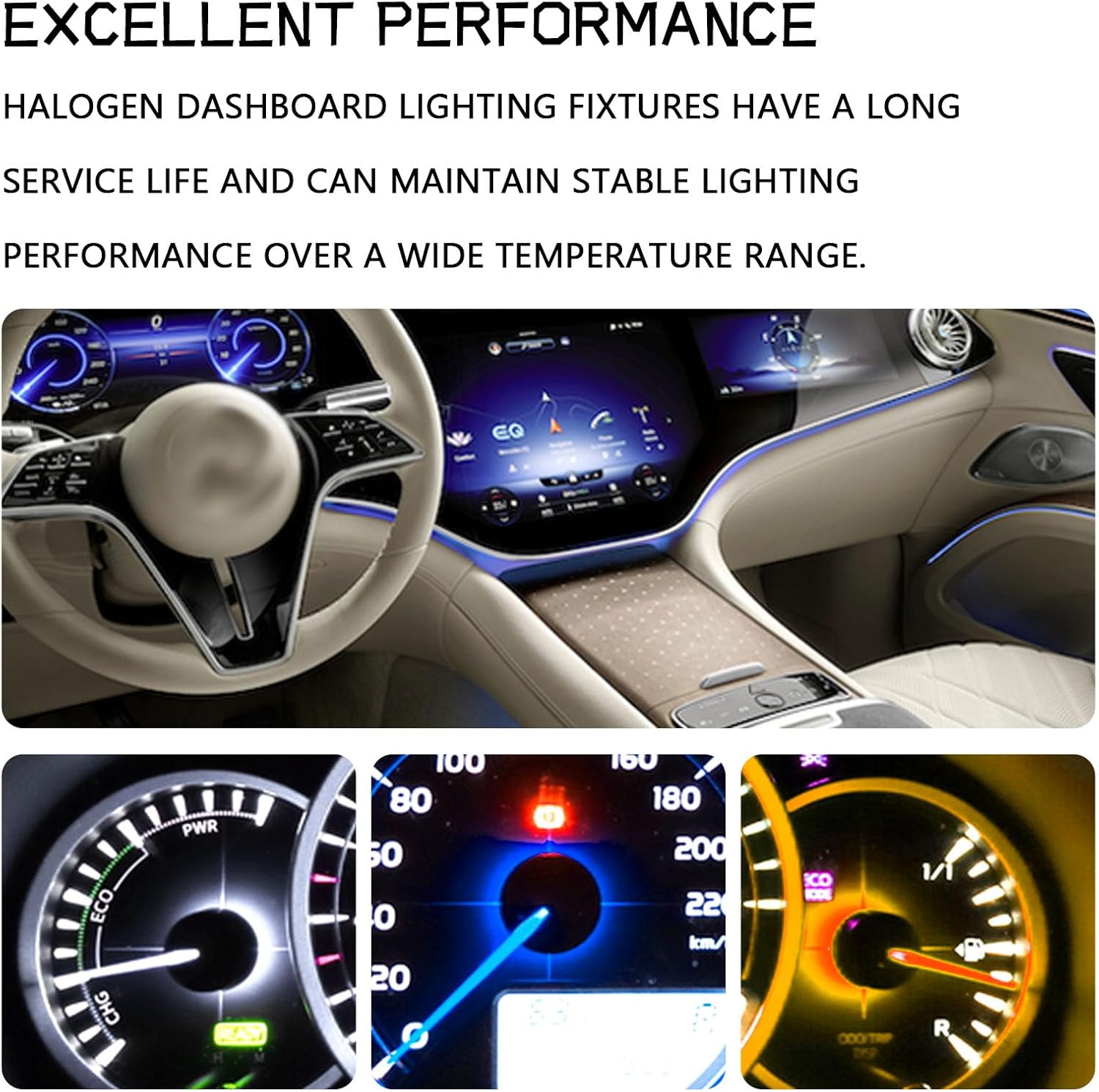 20PCS T5 17 57 86 2721 Halogen Instrument Cluster Bulbs Kit, 12V Dash Light Bulbs for Car Interior, Gauge Cluster Lights, Automotive Replacement Dashboard Lighting Products for Most Cars (Blue)