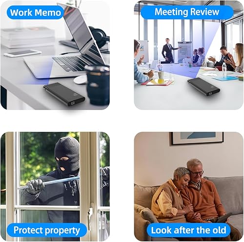 Miniatura 5 de LIZVIE Banco de energía cámara oculta, cargador portátil 1080P cámara espía con Wi-Fi inalámbrico remoto SD almacenamiento para oficinaniñera