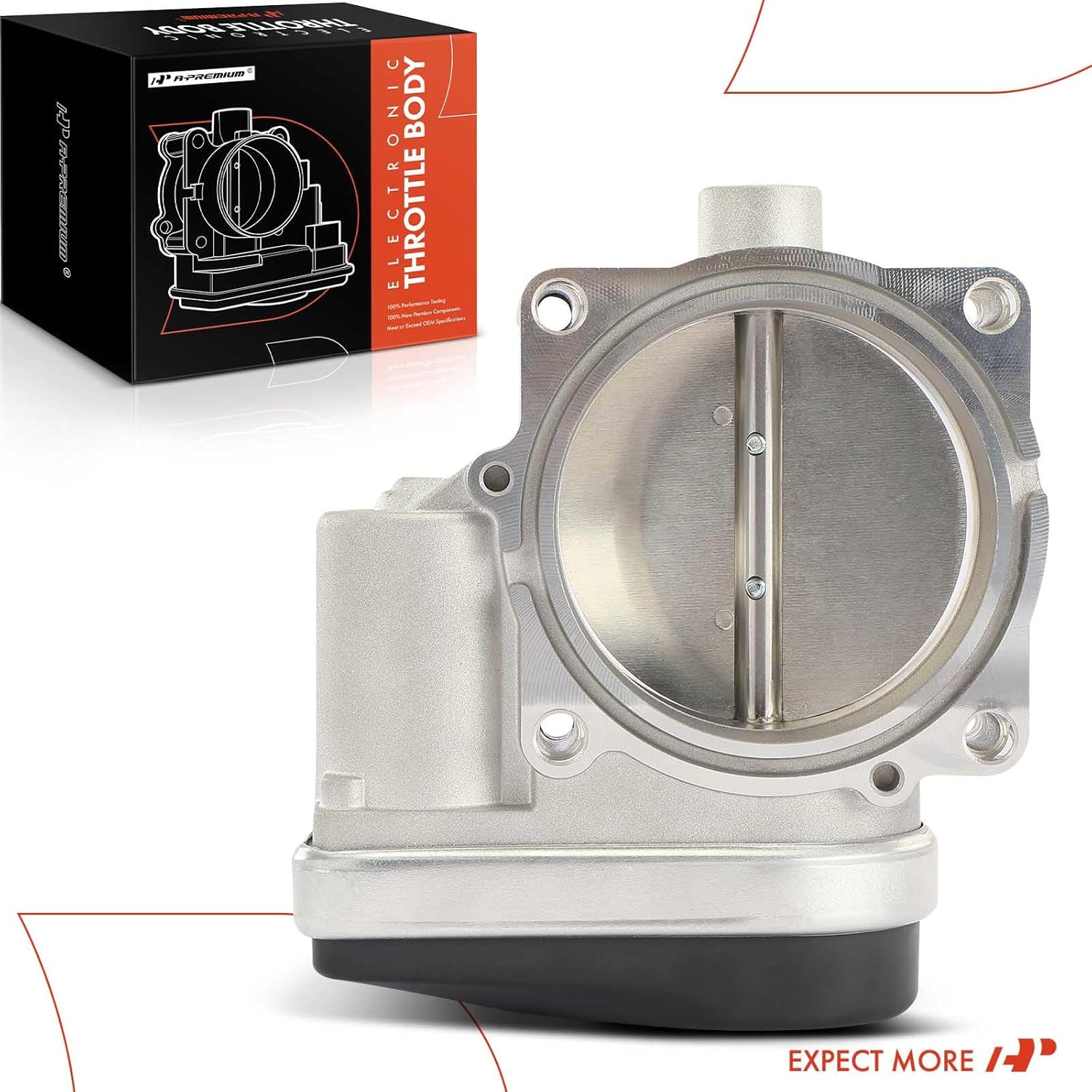 A-Premium Electronic Throttle Body Assembly Compatible with Cadillac SRX 2004-2006, STS 2005-2009, XLR 2004-2009, 4.4L 4.6L
