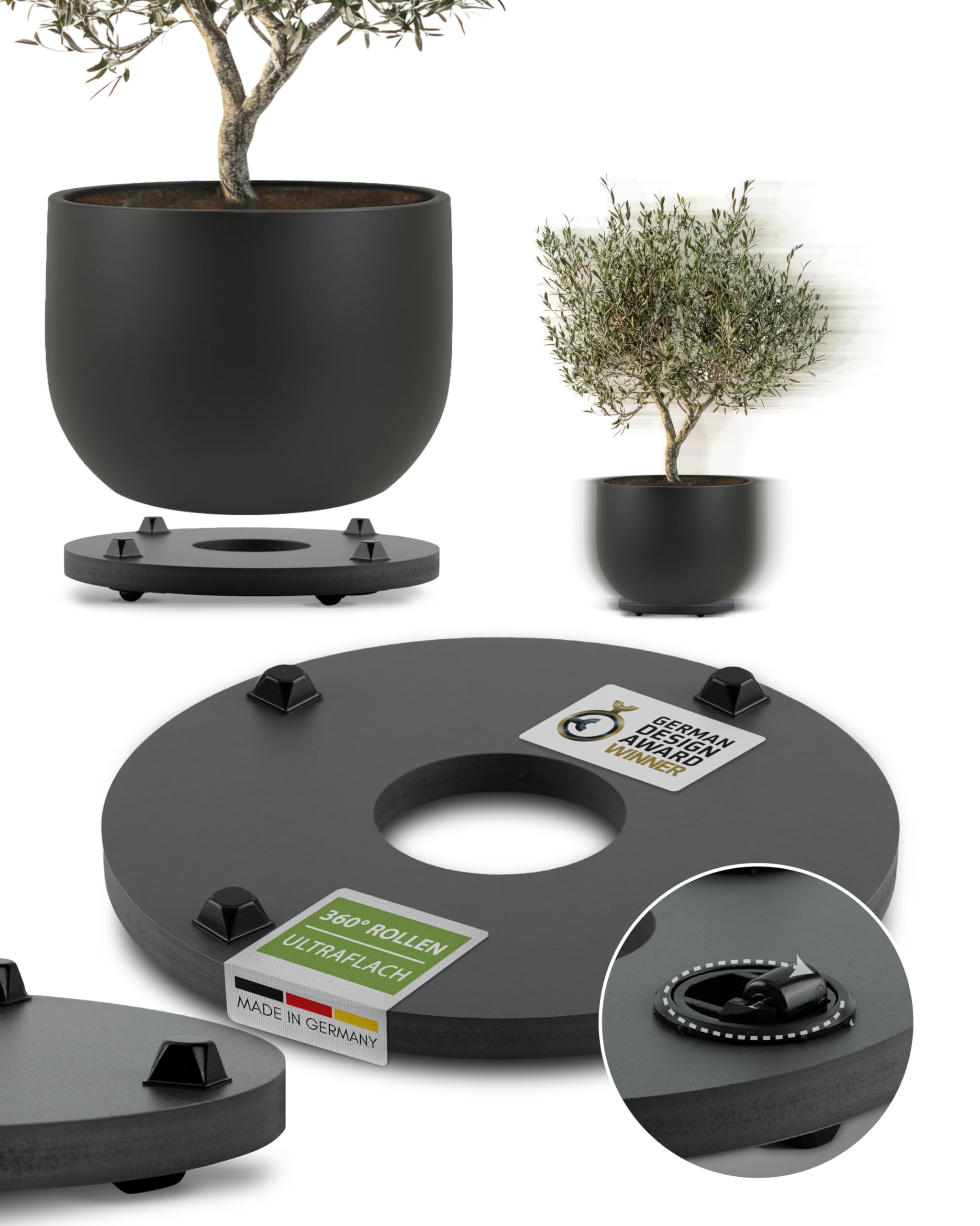 Alle bloempotten voor buiten 25 x 25 cm 2 1 gratis aanbieding bij Kwantum