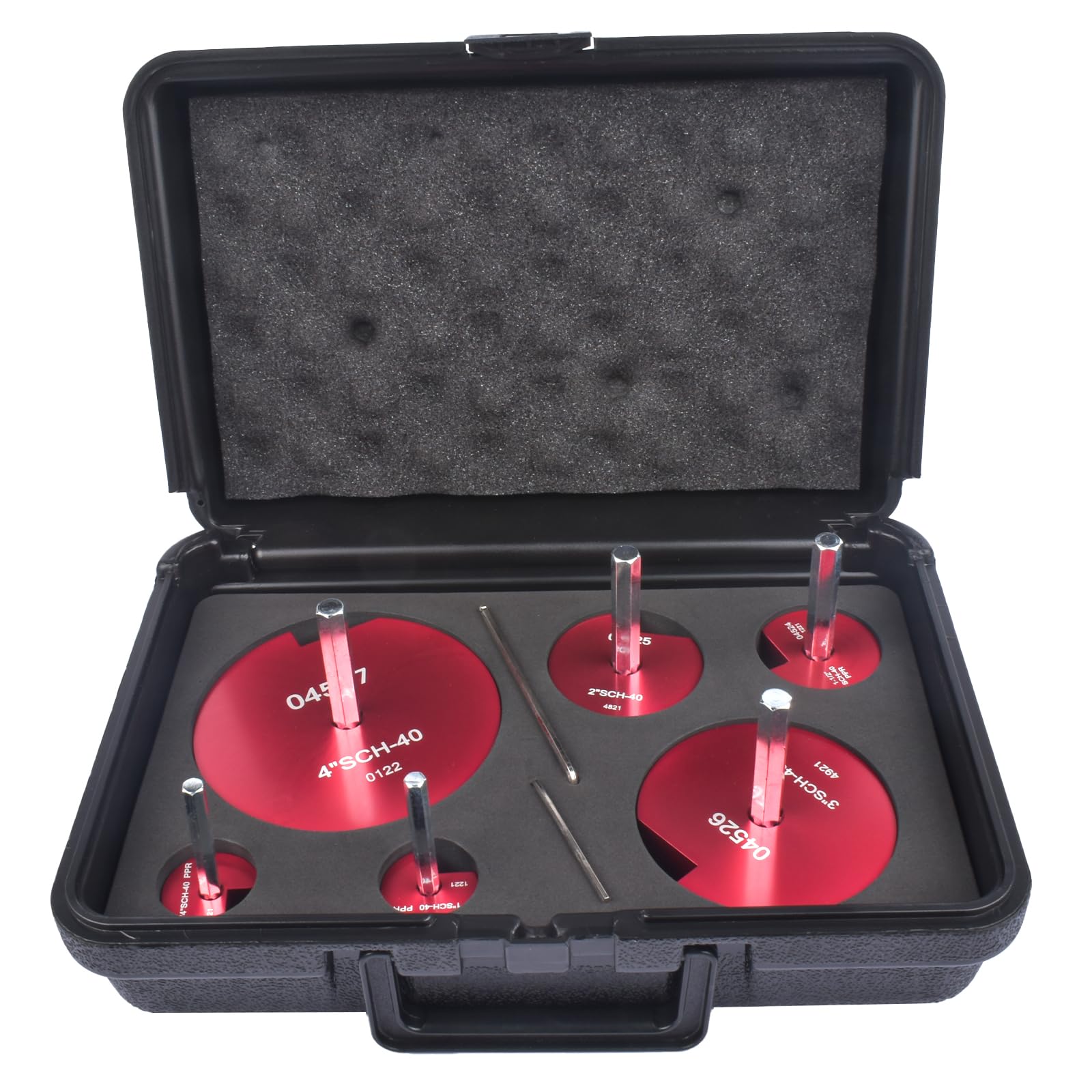 6-Pcs Plastic Pipe Reamer Tool Kit Compatible with Standard 1/2