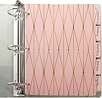 Vista 7 de Paper Junkie 6 juegos de 5 separadores de pestañas para carpetas de 3 anillos, 30 separadores a granel en total para oficina, suministros escolares