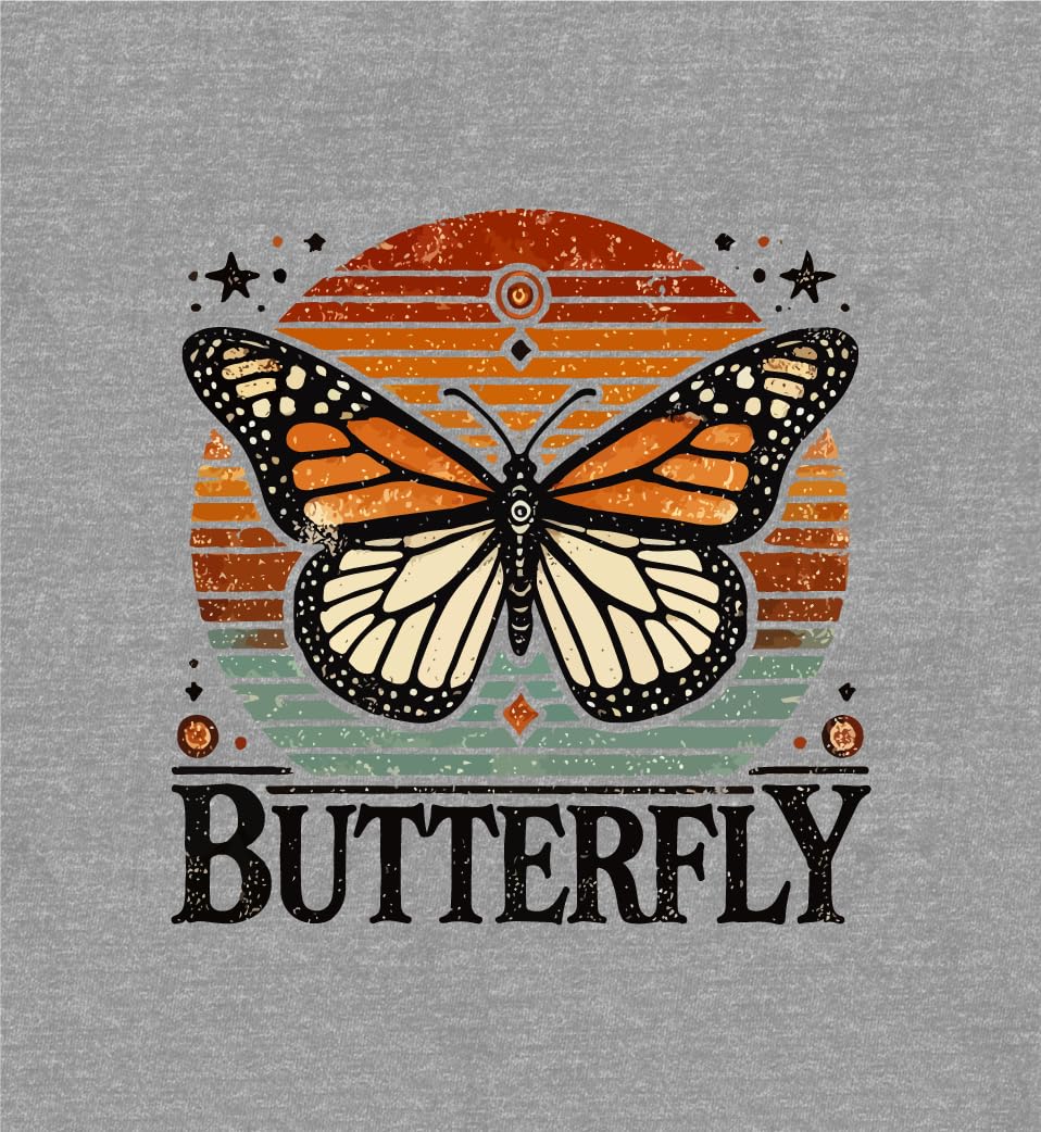 Butterfly Youth Heather Gray Jogger Pants-Small