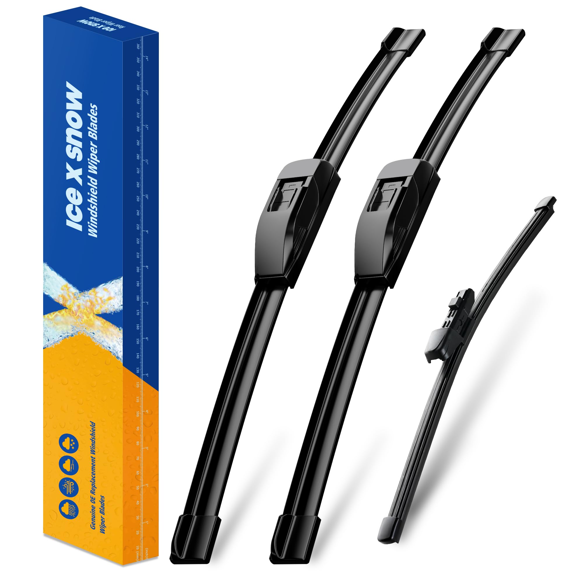 3 Wipers 26"/16"/11" Windshield Wiper Blades Replacement for KIA Sportage 2022-2017 Sorento 2020-2016 Hyundai Santa Fe 2021-2019 Automative Wiper