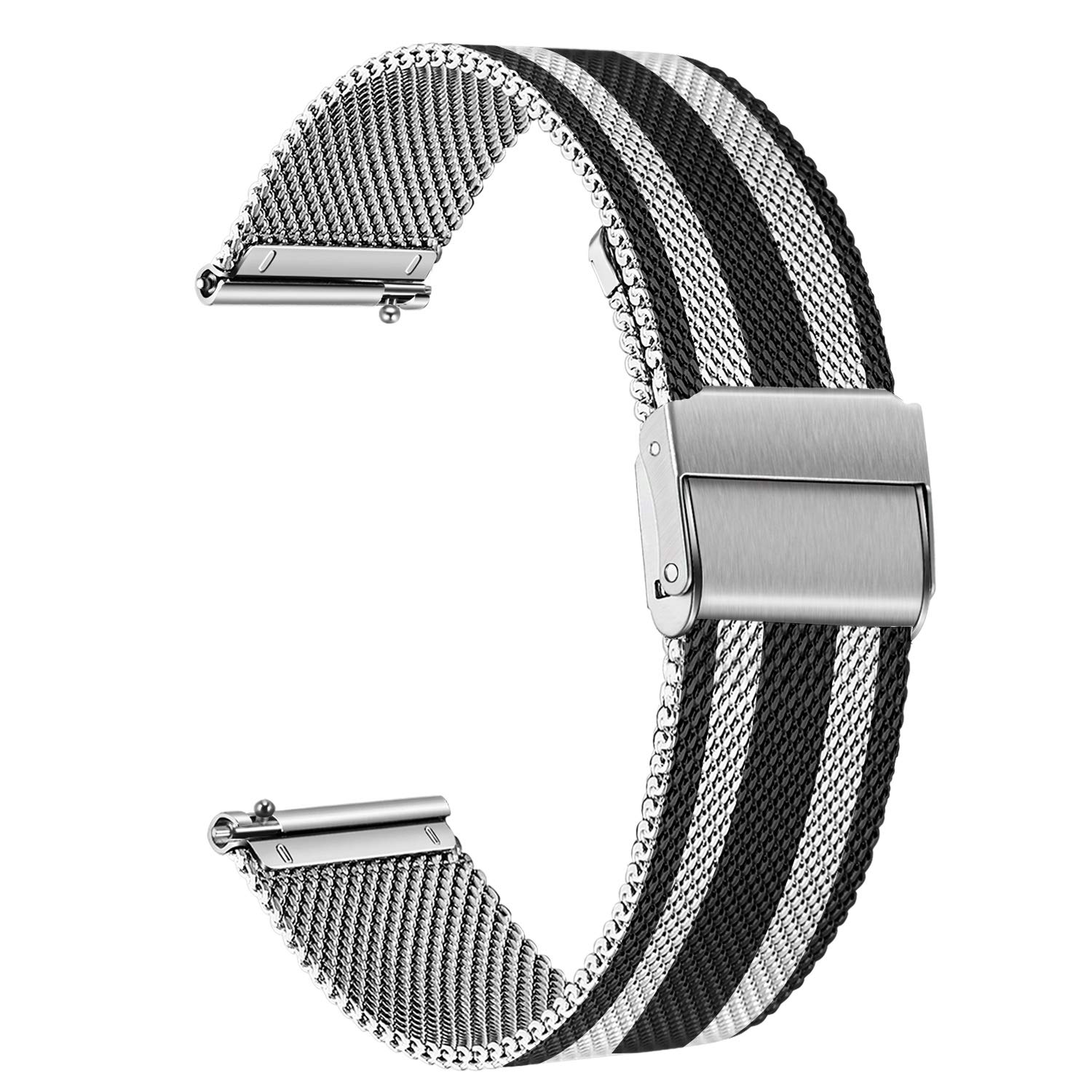 TRUMiRRReplacement for Huawei Watch GT 2 46mm/GT Sport 46 mm/GT Active/GT Elegant Strap, Stainless Steel Watchband Woven Mesh Metal Strap Sports Replacement for Huawei Watch GT 2 /GT 46mm