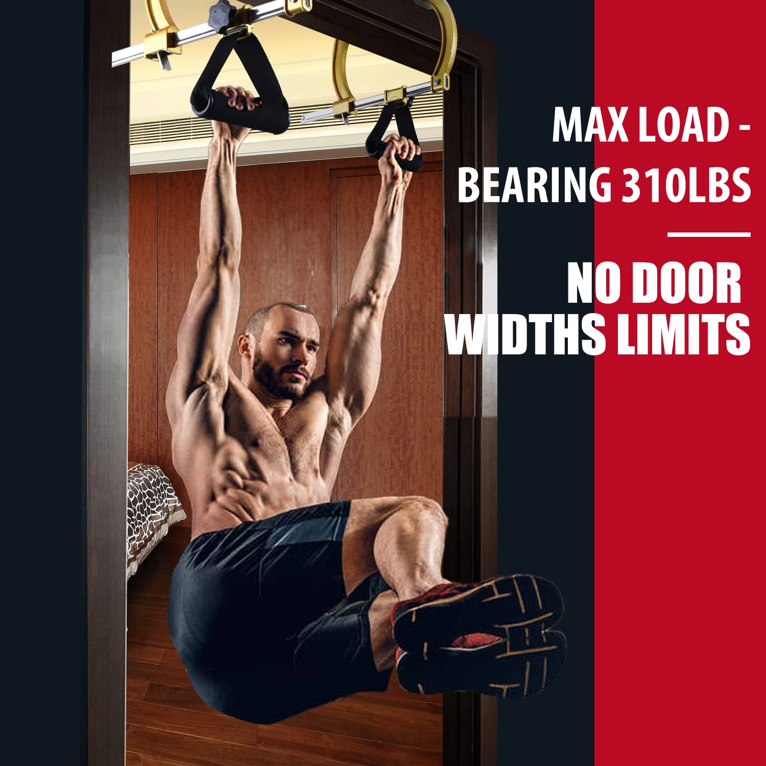 Masistranth 懸垂バー プルアップバー Amazon | MasiStranth ポータブルトラベルプルアップバー ドア用