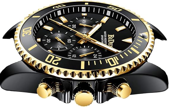 Biden BIDEN-0163 Men's Analogue Quartz Watch with Stainless Steel Strap