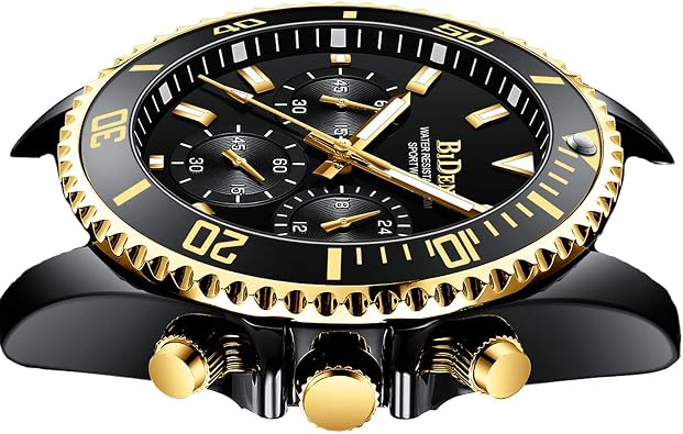 Biden BIDEN-0163 Men's Analogue Quartz Watch with Stainless Steel Strap