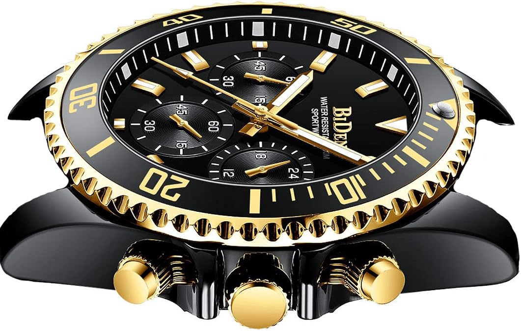 Biden BIDEN-0163 Men's Analogue Quartz Watch with Stainless Steel Strap