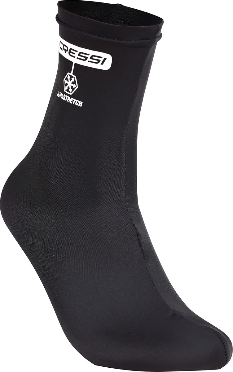 Cressi Calcetines Elásticos para Deportes Acuáticos para Adultos para Snorkel, Buceo y Actividades Acuáticas