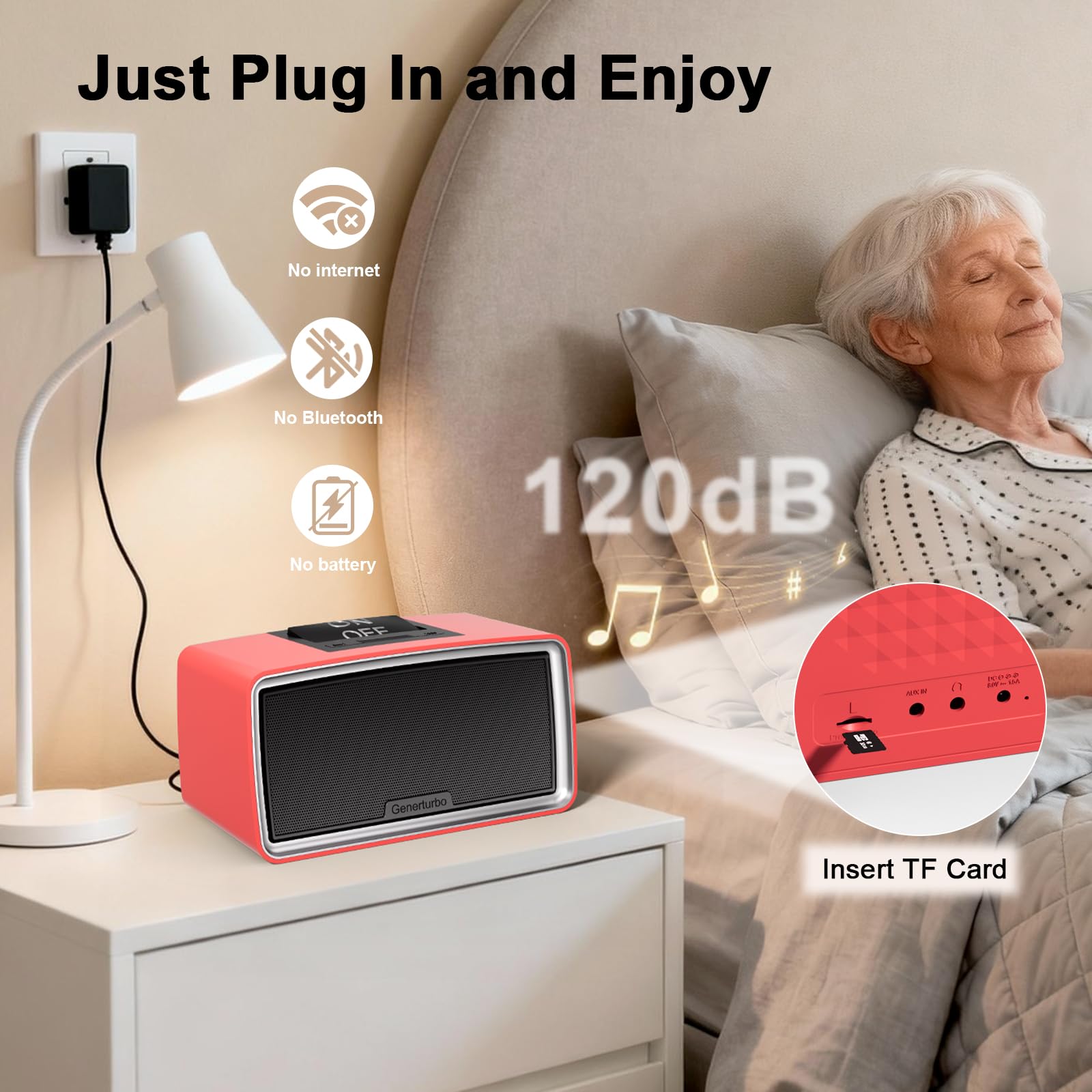 Amazon.co.jp: 高齢者向けのシンプルな音楽プレーヤー、32GBのTFカード
