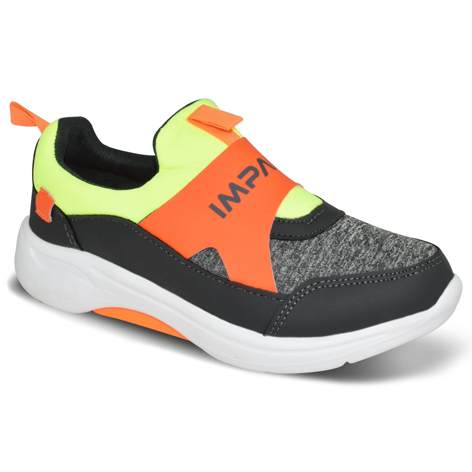 AJANTA Boys’ Slip-On Shoes | Lightweight Casual Wear Footwear for Kids (5-5.5 Years) Grey 4