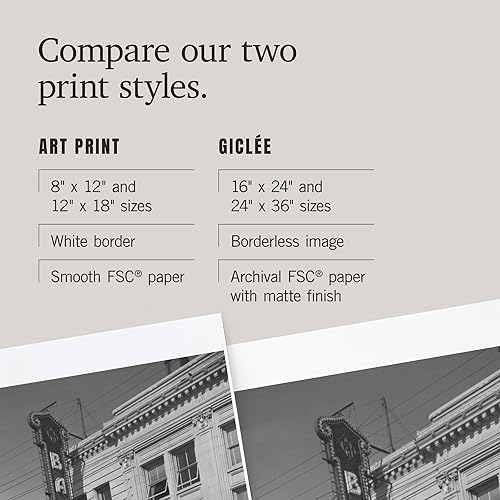 Miniatura 7 de Lantern Press 8x12 Inch Art Print Wall Decor, Seattle, WA, Bagdad Theatre in Ballard