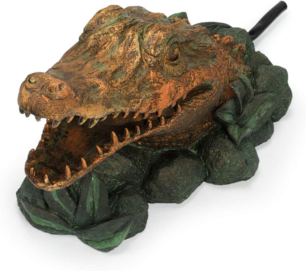 Aquascape Alligator Spitter Fountain for Ponds and Water Gardens | 78302