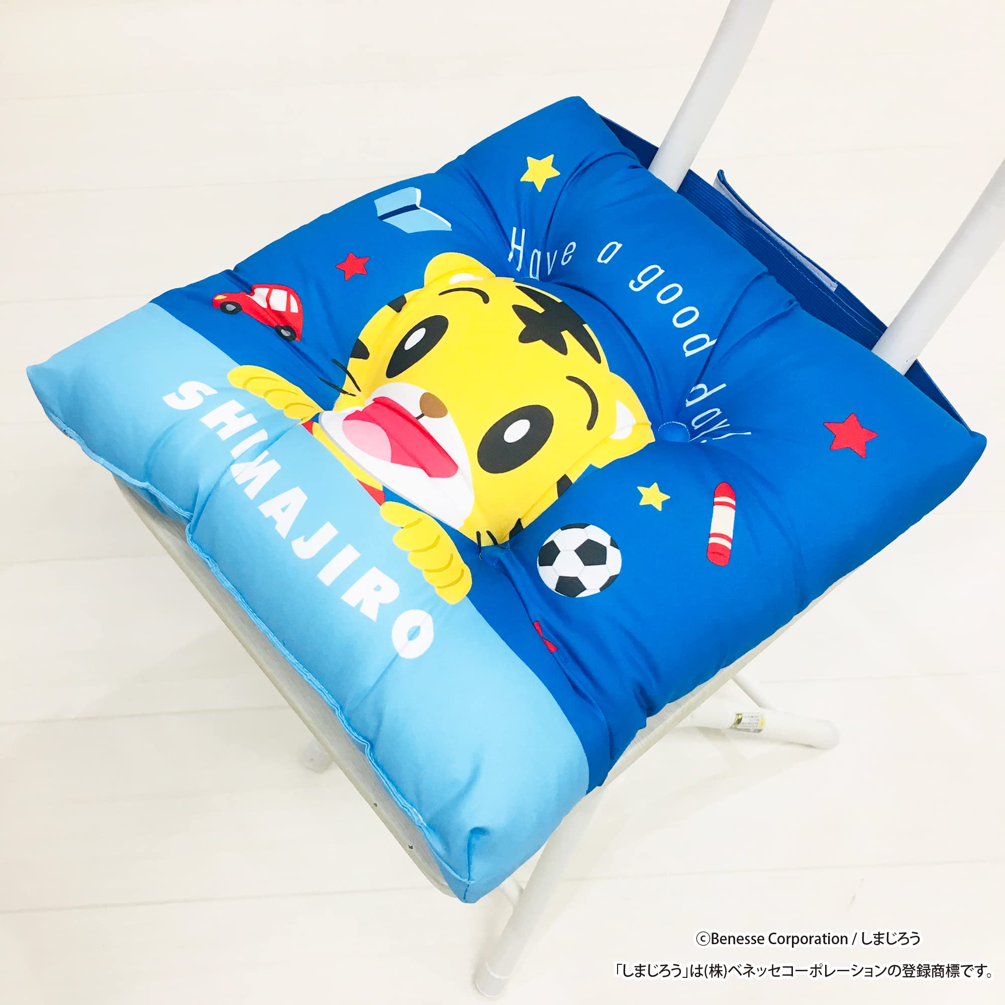 Amazon.co.jp: MORIPiLO こどもちゃれんじ 子供 座布団 (しまじろう