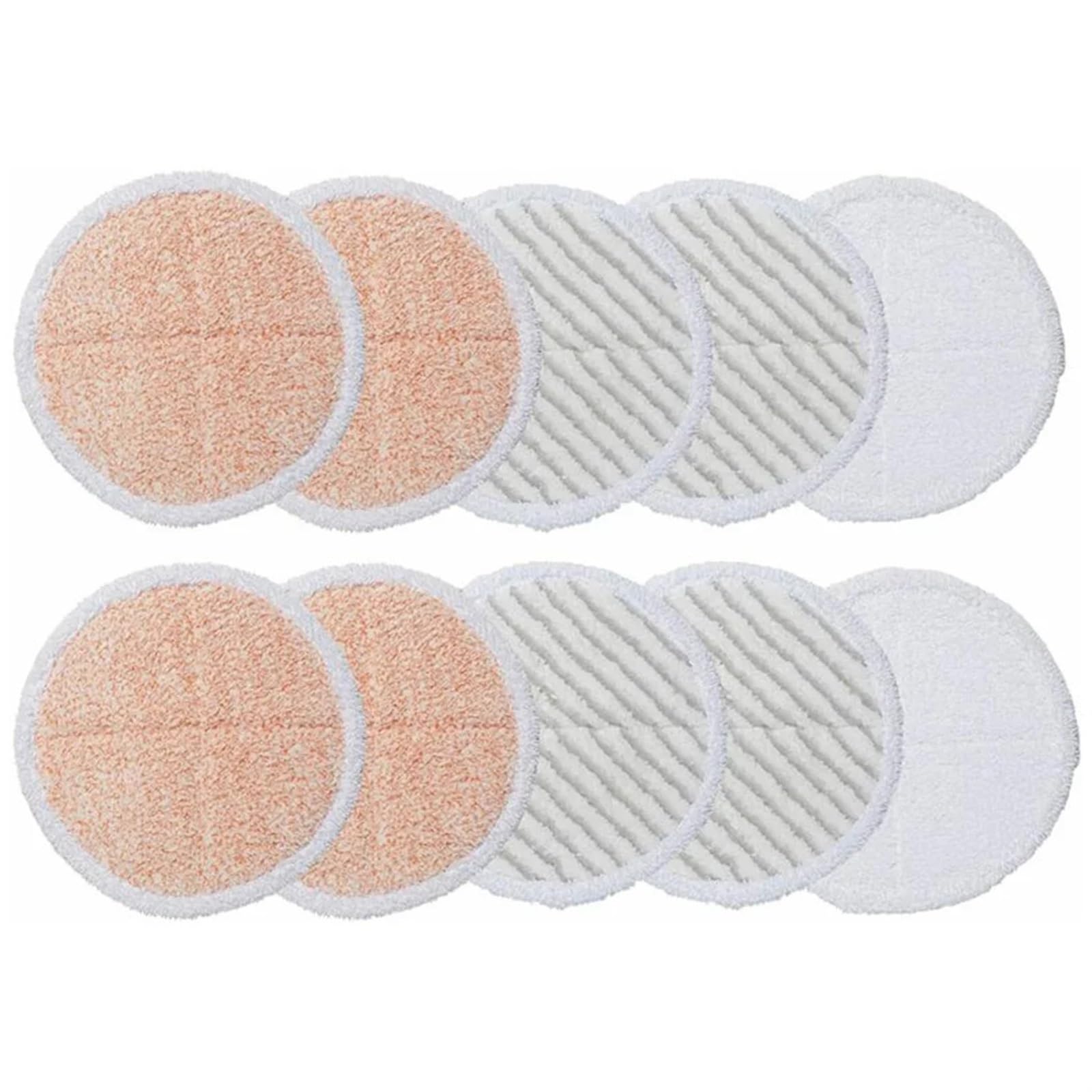 10 x Mikrofaser-Reinigungspads, for Bissell, for Spinwave 20522 2240N 2039A, Mopp-Pads, Staubsauger, Haushaltskehrmaschine, Reinigungswerkzeug Wischpad für Roboterstaubsauger