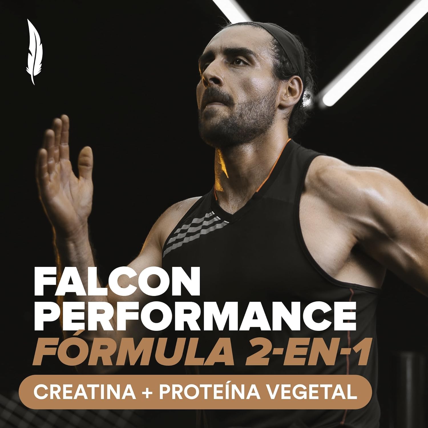 Birdman Falcon Performance Proteina Premium En Polvo, 30gr proteina, 3gr Creatina, Sin Inflamacion, Sin Acne, 10 Sobres Sabor Choco Bronze 420gr