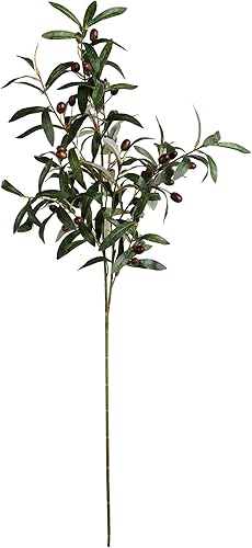 Vickerman Aerosol artificial de fruta de olivo verde de 39 pulgadas. Incluye 3 aerosoles por paquete.