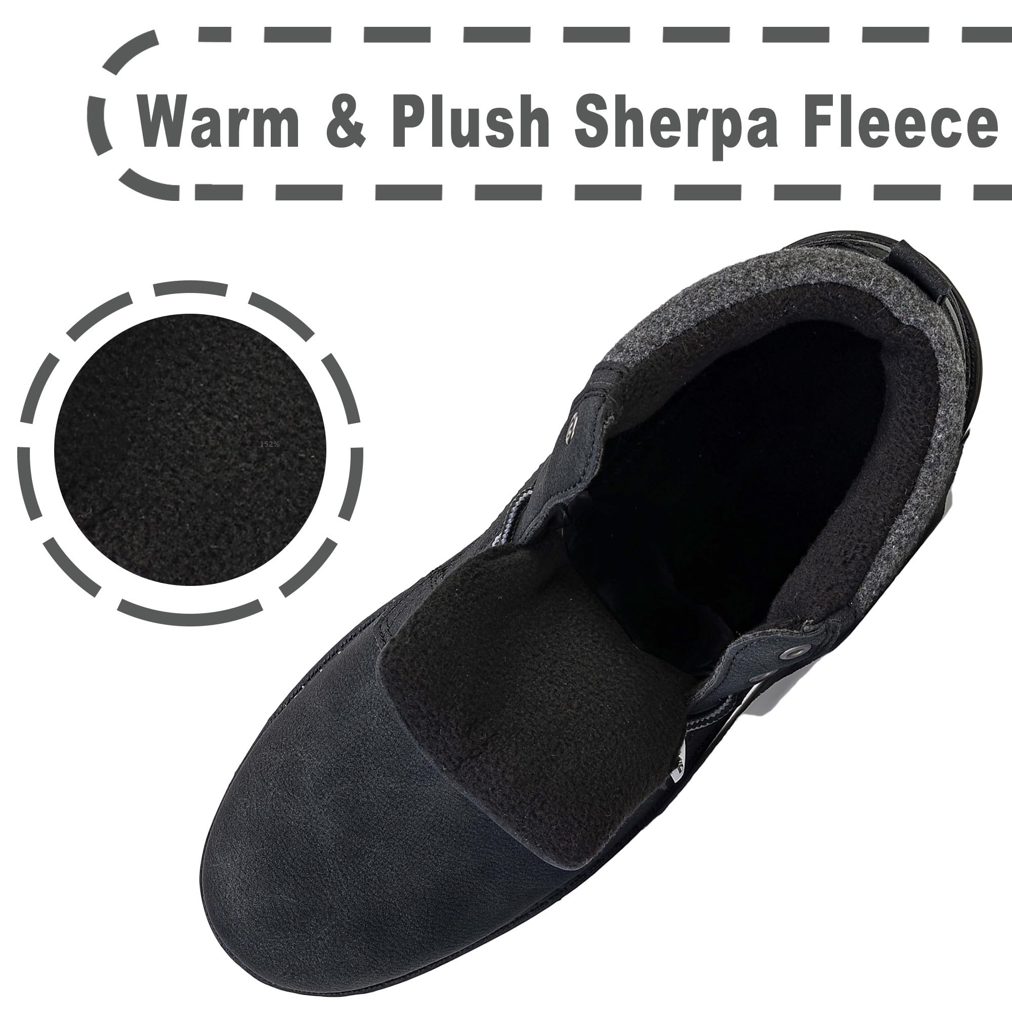CC-Los Męskie wodoodporne buty robocze Desert Boot Lekkie i codzienne buty typu chukka