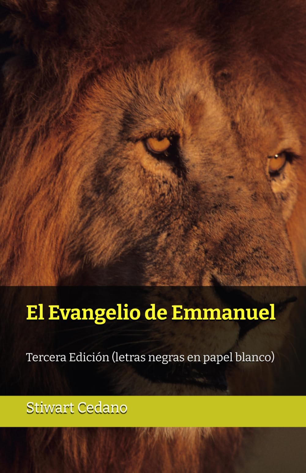 El Evangelio de Emmanuel: Tercera Edición (letras negras en papel blanco)