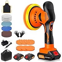 Lucidatrice Auto a Batteria, 8 Velocità Variabili