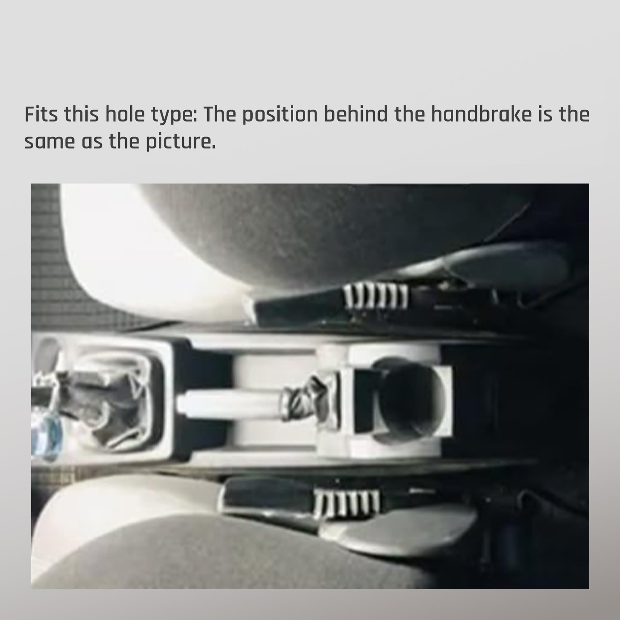 Bracciolo Console Centrale Per Fiat Panda II - Con Portabicchieri, Nero, ABS E Pelle PU - Foto 4