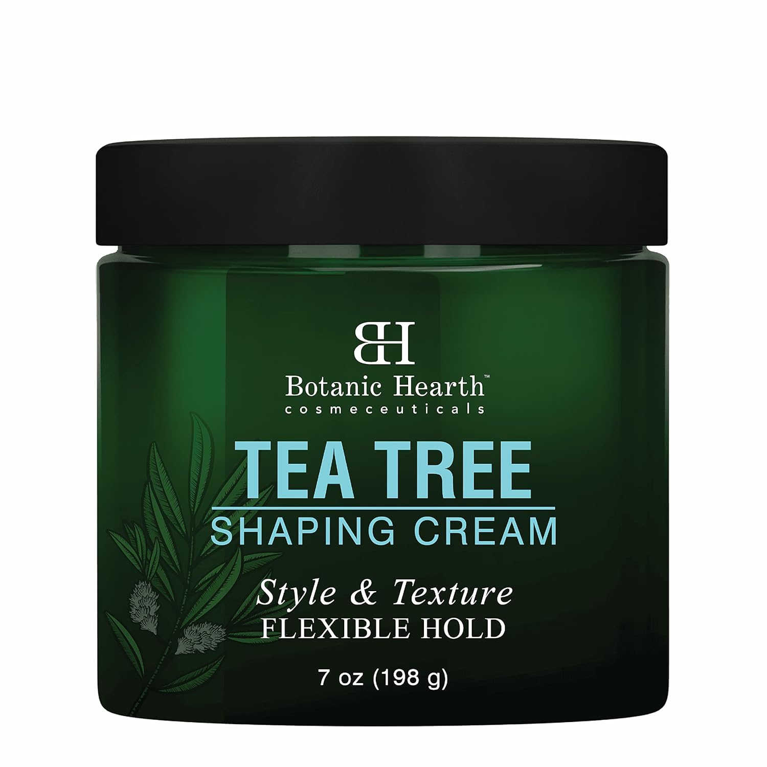Botanic Hearth Tea Tree Shaping Cream, Hair Styling Cream with Collagen & Biotin - Style & Texture, Strong & Flexible Hold, for All Hair Types - Men and Women - Made in USA - 7 oz : Beauty & Personal Care