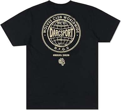 Amazon | [ダルクスポーツ] OHANA Wolves Globe Classic Tee S